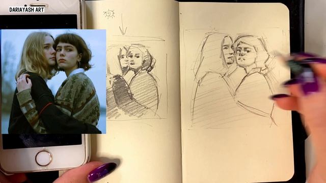 ??РИСУЙ СО МНОЙ?? как рисовать скетч лучше снова!