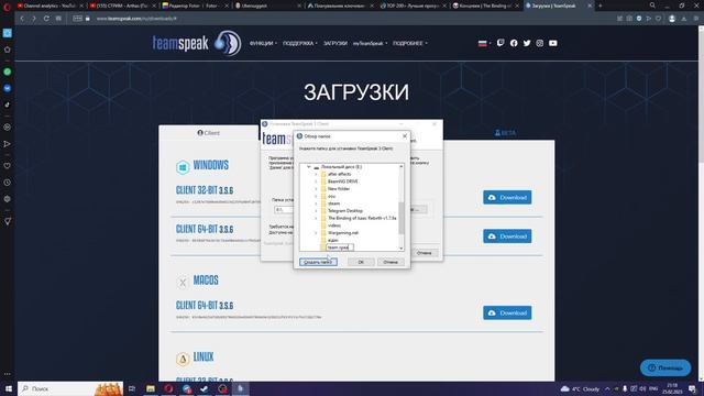 Как скачать и установить тимспик на пк ( TeamSpeak ) смотреть онлайн