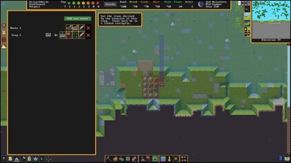 Dwarf Fortress - Быстрый гайд - Вагонетки и рельсы
