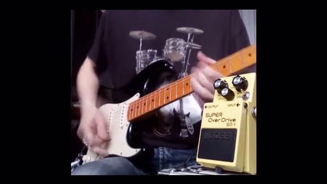 Fender Stratocaster Blackie & boss sd-1 keeley mod_ Party-7 смотреть онлайн