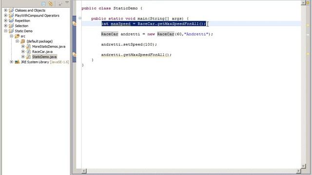14 Java - Composition static this смотреть онлайн
