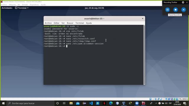 Configuración de cliente LDAP en Linux (Debian 10) смотреть онлайн
