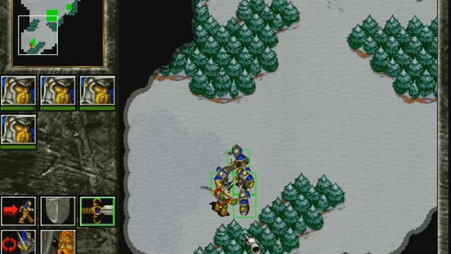 Warcraft II, люди, ур 1, 386dx40 смотреть онлайн