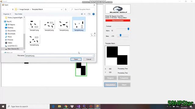 Sample Manual Vision Template Matching - OpenCVSharp смотреть онлайн