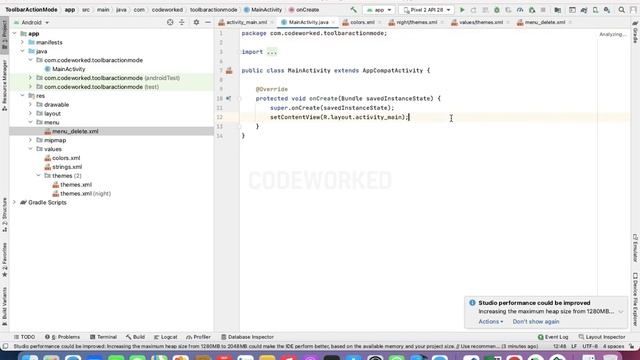 [ANDROID] Toolbar ActionMode | CodeWorked смотреть онлайн