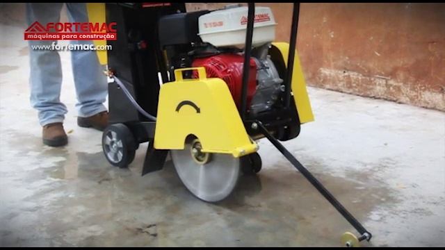 Cortadora de Piso Concreto Asfalto Honda 13 HP Fortemac Máquinas Construção (16) 3524-2080 смотреть онлайн