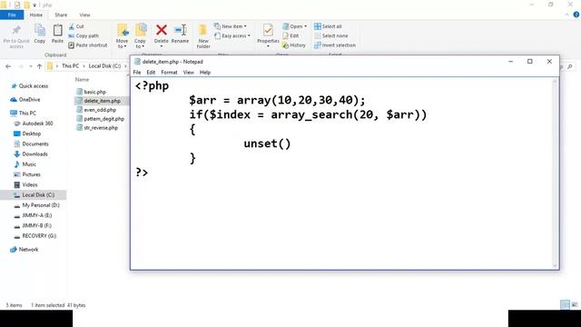 22 Remove Specific Element from Array in PHP 720 X 720 mp4 смотреть онлайн