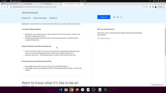 IBM Off-Campus Direct Hiring 2023 | Java Developer | Freshers & Graduates смотреть онлайн