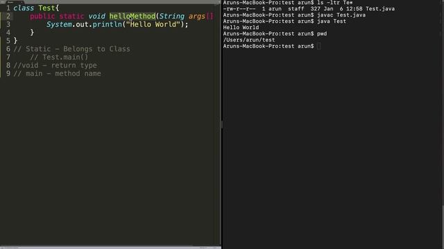 Java - The Magic of Hello World Program | Public static void main | First Java Program step by step смотреть онлайн