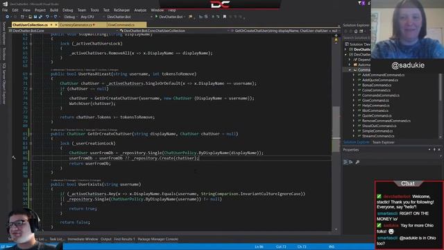 C# Chat Bot - Pair Programming Help Command with Sadukie - Live Stream смотреть онлайн