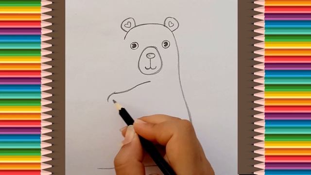 How To Draw Cartoon Bear | Step-by-Step Drawing Tutorial смотреть онлайн