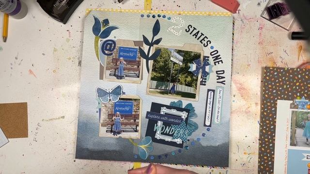 1 Scrapbook Sketch 4 Ways смотреть онлайн