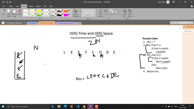 Reverse Vowels of a String | Leetcode 345 | Stack and 2 pointer approach смотреть онлайн