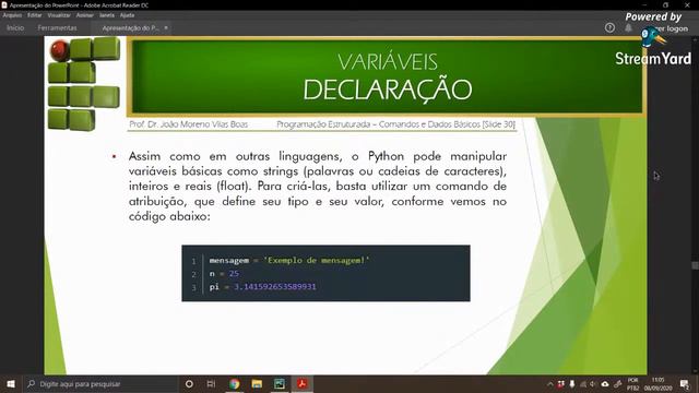 Webinar: 2ª Fase da Disciplina de Programação Estruturada смотреть онлайн