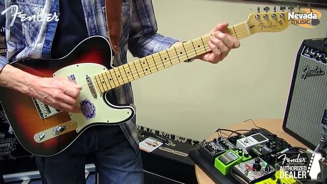 Fender American Deluxe Telecaster Sunburst MN Demo - PMT
