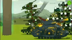 ОН МОНСТР - клип Мультики про танки (HomeAnimations КВ-44М) tank kb44m demons
