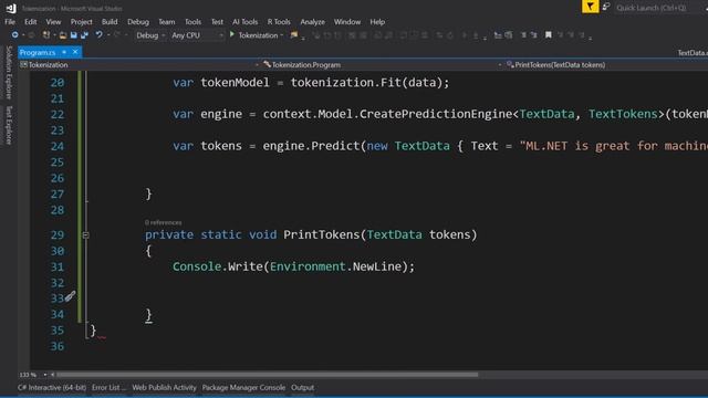 Natural Language Processing in ML.NET - Tokenizing Text Data смотреть онлайн