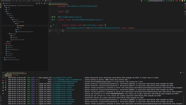 MiniFilms Java REST API part 1 смотреть онлайн