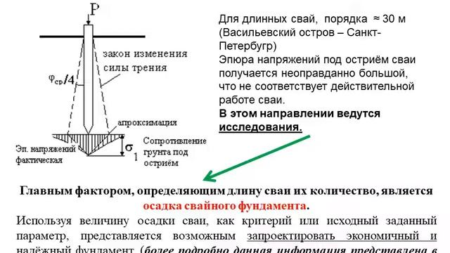 ОСНОВАНИЯ И ФУНДАМЕНТЫ. Лекция 7. Проектирование свайных фундаментов. смотреть онлайн