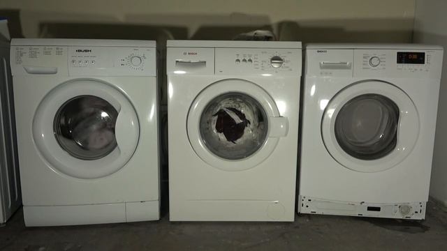 Wash Race No.361 - (Old) Bush vs bosch vs Beko - Cotton 60'c eco standard смотреть онлайн