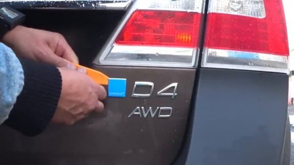 Restyled Polestar Badge Installation. Установка новой Polestar эмблемы.