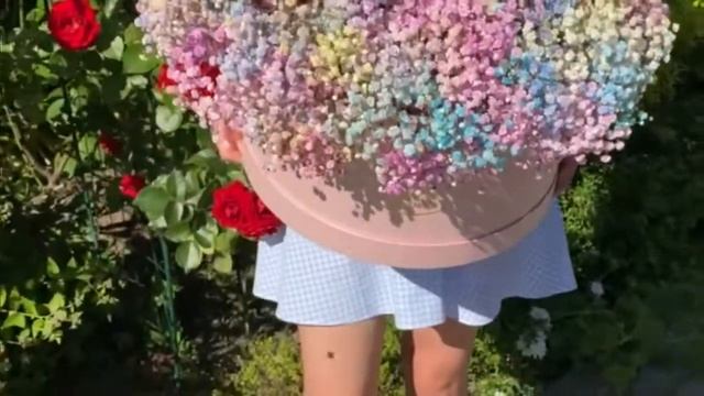 букет с гипсофилой Ванда