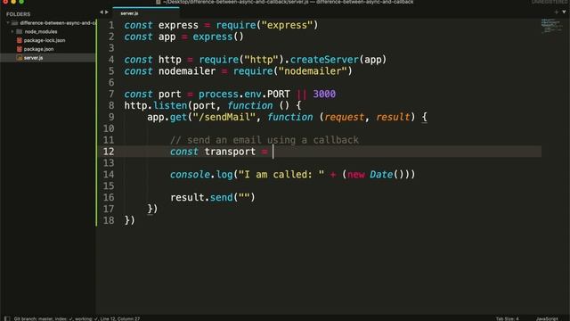 Difference with example between async await and callback смотреть онлайн