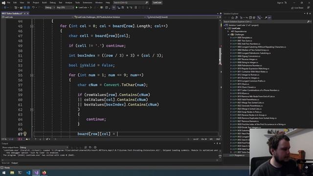 LeetCode in C# | 37. Sudoku Solver смотреть онлайн