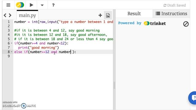 Python 4: elif, or, and смотреть онлайн