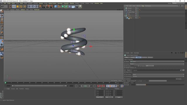 MOTION DESIGN В CINEMA 4D | КРУТОЙ ЭФФЕКТ | УРОК смотреть онлайн