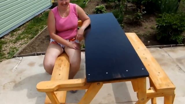 Стол и лавочка для дачи своими руками. смотреть онлайн