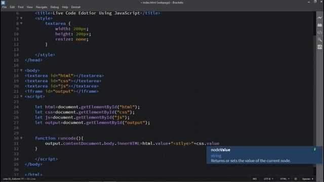 Create Your Own Live Editor Using Simple Code Of JavaScript смотреть онлайн