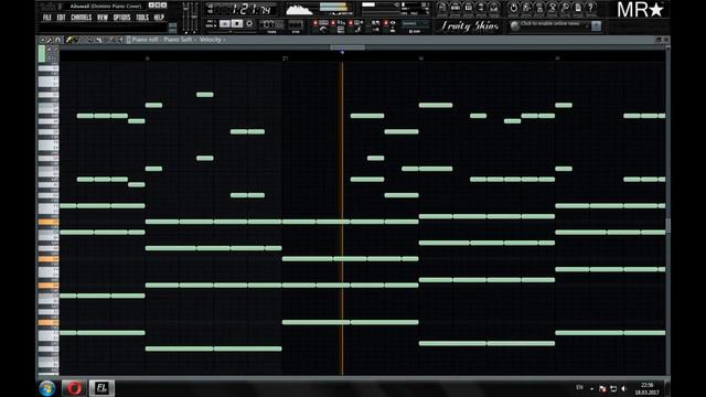 Как играть Domino Айымай Pianoпианино Notes, Midi смотреть онлайн