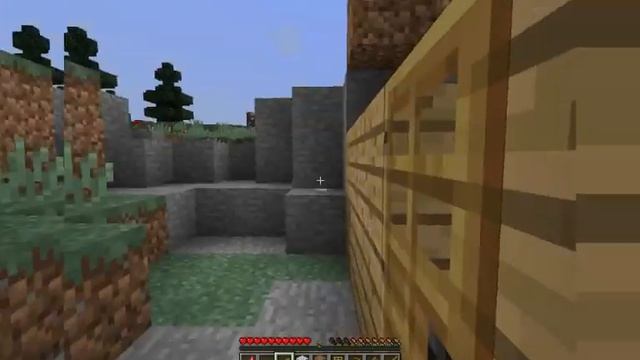 Выживание в Minecraft#1/Пещерный домик.