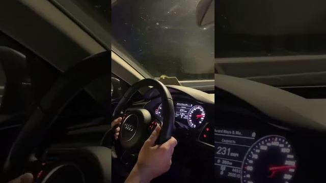 Питер - Москва скорость 231км\ч на Ауди А6 С7 смотреть онлайн