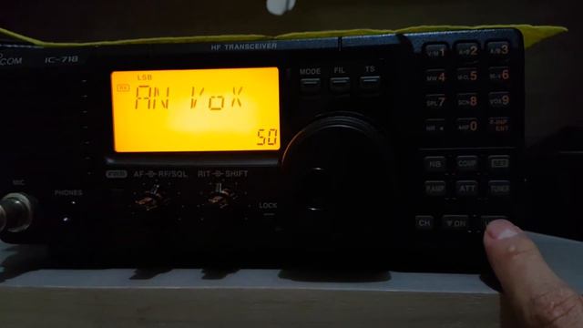 Icom 718 Função Set