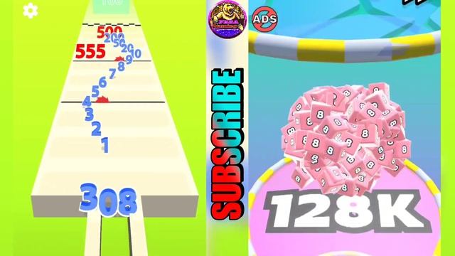 Numbers Run vs Jelly Run 2048 - Math Games Fereeplay (ASMR Video Gameplay) смотреть онлайн