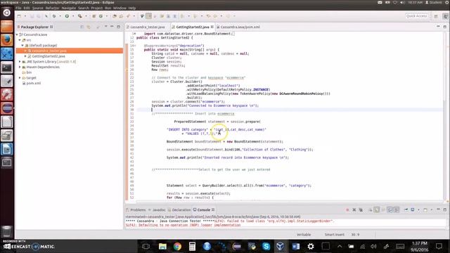 Integrating Cassandra with Java application смотреть онлайн