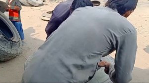 Техника ручной резки шин простыми инструментами