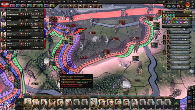 HoI4: Man the Guns - Poland Stronk! (Part 14) смотреть онлайн