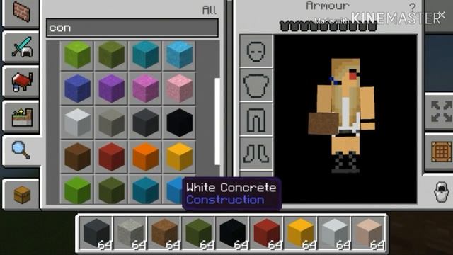 Building Psycho Girl - Minecraft Jams' Minecraft skin in MCPE timelapse смотреть онлайн