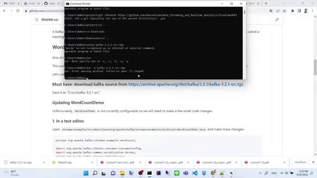 Kafka Streams Word Count (Java) -- No sound смотреть онлайн