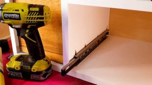 Очень простая установка шариковых направляющих для ящиков | мебель своими руками