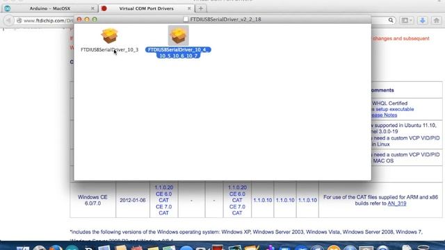 Installing the Arduino IDE & Drivers on OS X 10.9 & Below смотреть онлайн