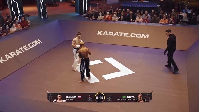 KARATE COMBAT Full Fight: Myrza-Bek Tebuev vs Teeik Silva смотреть онлайн
