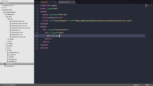 06 Sử dụng col của bootstrap vào project смотреть онлайн