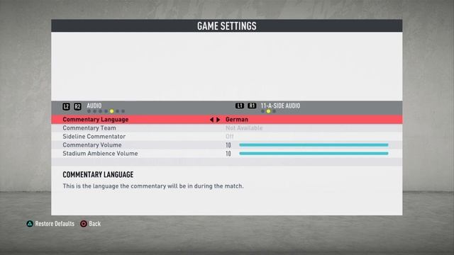 FIFA 20 How To Change Commentary Language