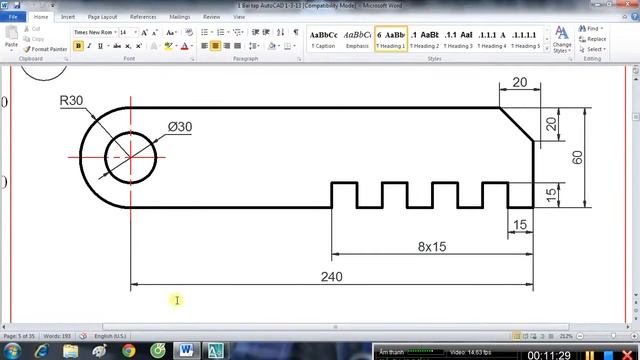 hướng dẫn vẽ autocad 2007 cơ bản смотреть онлайн