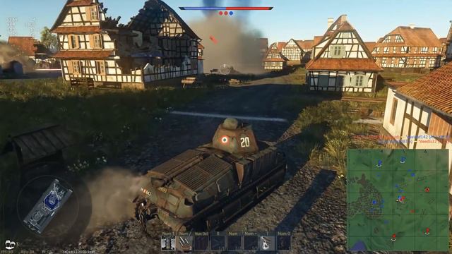 War Thunder: SOMUA S.35, French, Tier-2, Medium Tank смотреть онлайн