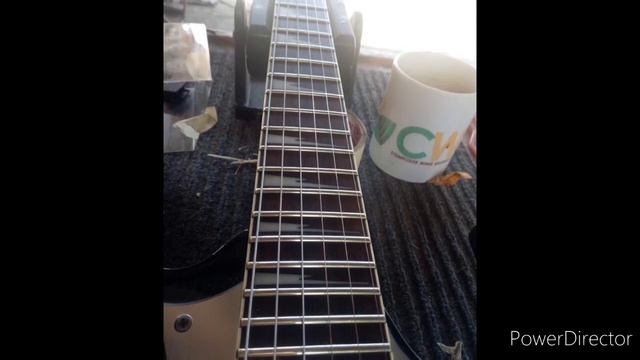 Broken Headstock Ibanez RG series repair and restored by Revilo guitar смотреть онлайн